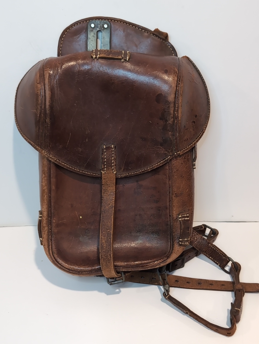 Vintage G Passier & Sohn Hannover Cavalry Saddle Bag Backpack 1954 Colombia Army